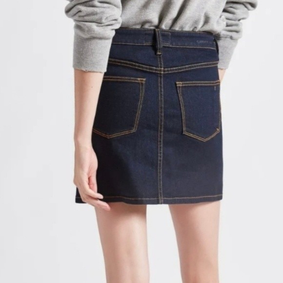 NWT Current/Elliott The Mashed Mini Denim Skirt - Picture 4 of 15
